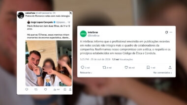 Postagem original era em solidariedade às filhas de Flávio. Caio republicou com menção a episódio de execução da família Romanov pelos bolcheviques.