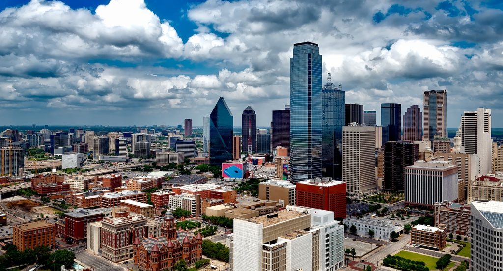 Dallas, Texas, nos Estados Unidos, a primeira federação do mundo.