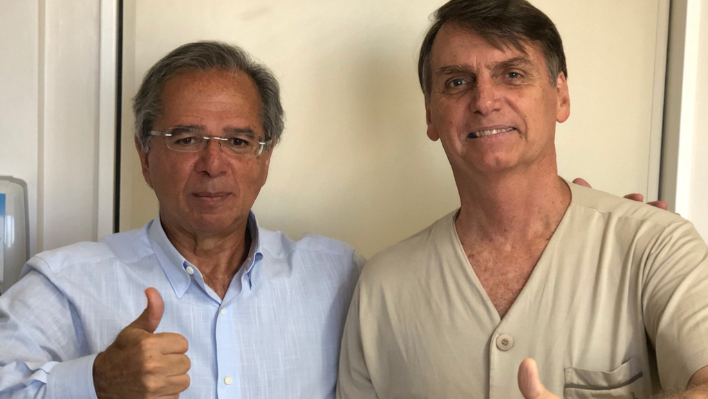 Paulo Guedes e Bolsonaro